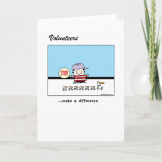 ボランティアは違いを生じます サンキューカード