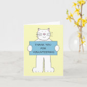 ボランティアをありがとう カード (黄色い花)