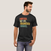 ボランティアを受け入れ救援動物シェルテを寄付する Tシャツ (正面フル)