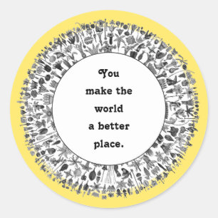 ボランティアギフトアイディア ラウンドシール