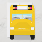 ボランティアスクールバスドライバーありがとうご寄付 招待状 (裏面)