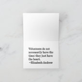 ボランティアハート カード (内部)