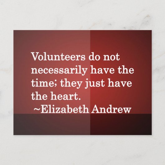 ボランティアハート ポストカード (正面)