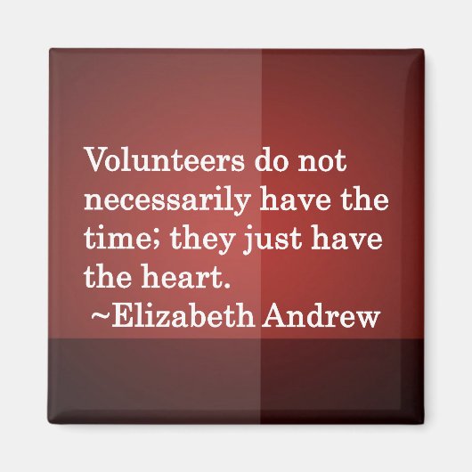 ボランティアハート マグネット (正面)