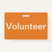 ボランティアバッジ バッジ (正面)