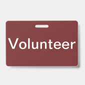 ボランティアバッジ バッジ (裏面)