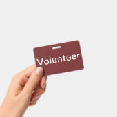 ボランティアバッジ バッジ (手持ち)