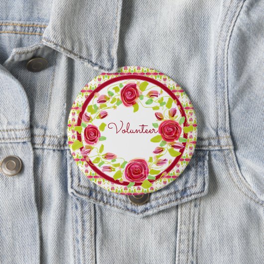 ボランティアバッジ 缶バッジ (インサイチュ)