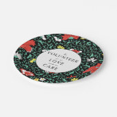 ボランティアパーティー昼食会 ペーパープレート (アングル)