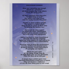 ボランティアヒーローポスター ポスター