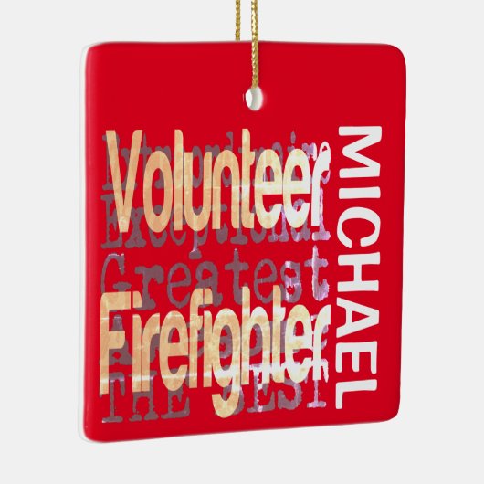 ボランティアファイアーファイター超並外カスタム セラミックオーナメント (右)