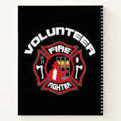 ボランティアファイターバッジモダン ノートブック (裏面)