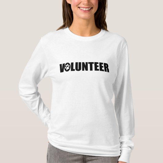 ボランティアプリントSweatshirt Tシャツ (正面)