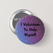 ボランティアメッセージ 缶バッジ (正面&裏面)