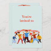 ボランティアラリーランチョン招待状 招待状 (正面/裏面)