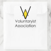 ボランティア協会会員ステッカー スクエアシール (バッグ)