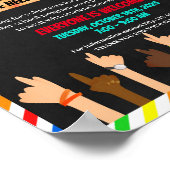 ボランティア必要採用学校テンプレート ポスター (角)