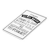 ボランティア感謝ありがとうギフトスクリプト白 マグネット (左側)