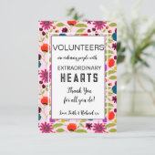 ボランティア感謝の週のパターンカード カード (スタンド正面)