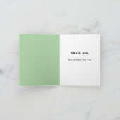 ボランティア感謝カード カード (内部)