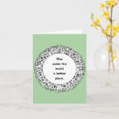 ボランティア感謝カード カード (黄色い花)