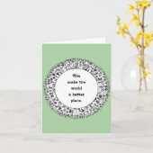 ボランティア感謝カード カード (黄色い花)