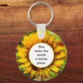 ボランティア感謝ギフトキーチェーン キーホルダー (正面)