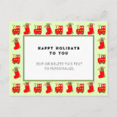 ボランティア感謝クリスマスカード シーズンポストカード (裏面)