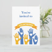 ボランティア承認昼食会招待状 招待状 (スタンド正面)