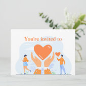 ボランティア承認昼食会招待状 招待状 (スタンド正面)