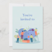 ボランティア承認昼食会招待状 招待状 (正面)