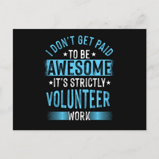 ボランティア活動ボランティア募金活動 ポストカード (正面)