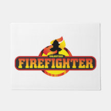 ボランティア消防士のドアマット