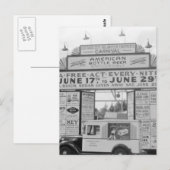 ボランティア消防士カーニバル, 1940年代 ポストカード (正面/裏面)