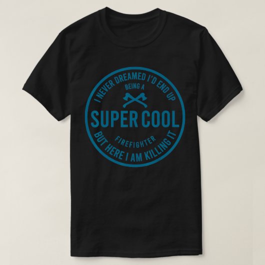 ボランティア消防士卒業ジュニア消防士 Tシャツ (デザイン正面)