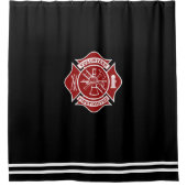ボランティア消防士用シャワーカーテン シャワーカーテン (正面)