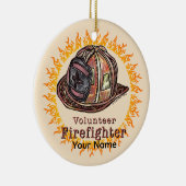 ボランティア消防士 セラミックオーナメント (右)
