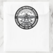 ボランティア緊急時サービス ラウンドシール (バッグ)