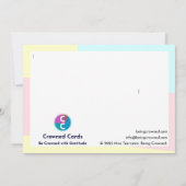 ボランティア親愛の サンキューカード (裏面)