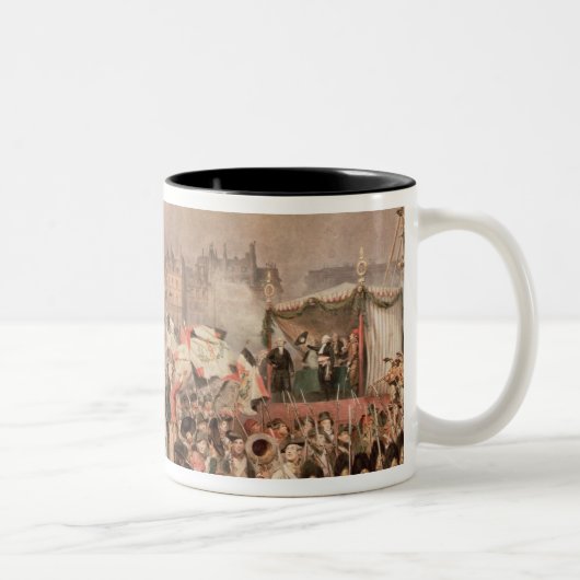 ボランティア1792年の出発 ツートーンマグカップ (右)