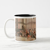 ボランティア1792年の出発 ツートーンマグカップ (左)