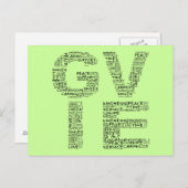 ボランティア：このもっとも偉大贈り物は自分与えのものだ ポストカード (正面/裏面)