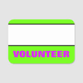 "ボランティア"の名札 名札 (正面)
