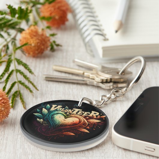 ボランティア キーホルダー (正面右)