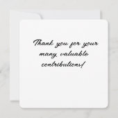 ボランティア サンシャイン フラット カード (裏面)