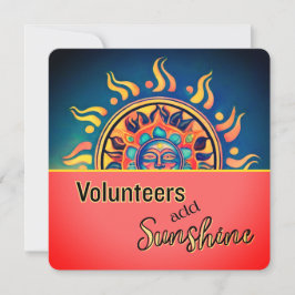 ボランティア サンシャイン フラット カード