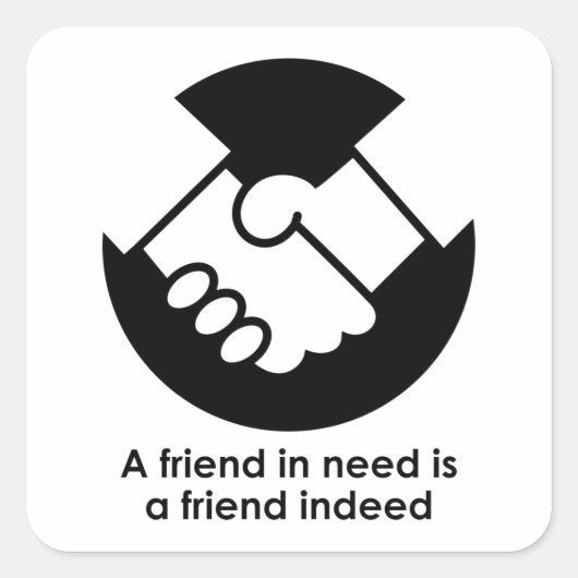 ボランティア スクエアシール (正面)