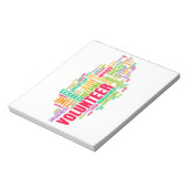 ボランティア ノートパッド (回転)