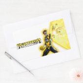 ボランティア・ブラスト・ステッカー 長方形シール (封筒)