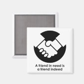 ボランティア マグネット (正面/裏面)